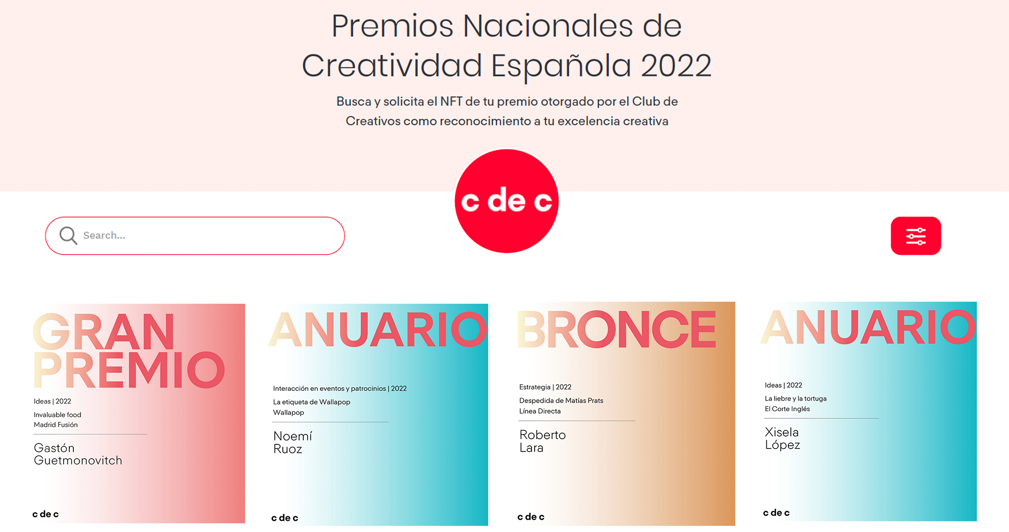 Reclama tu trofeo en formato NFT